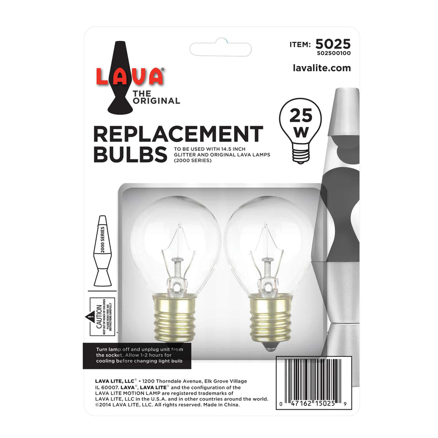 25W LAVA LAMP LIGHT BULB W/TRAY [W1UO] - Original Range