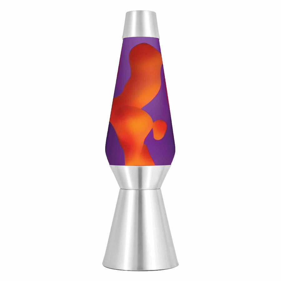 27" LAVA LAMP GRANDE - YELLOW/PURPLE/SILVER [IKQH]